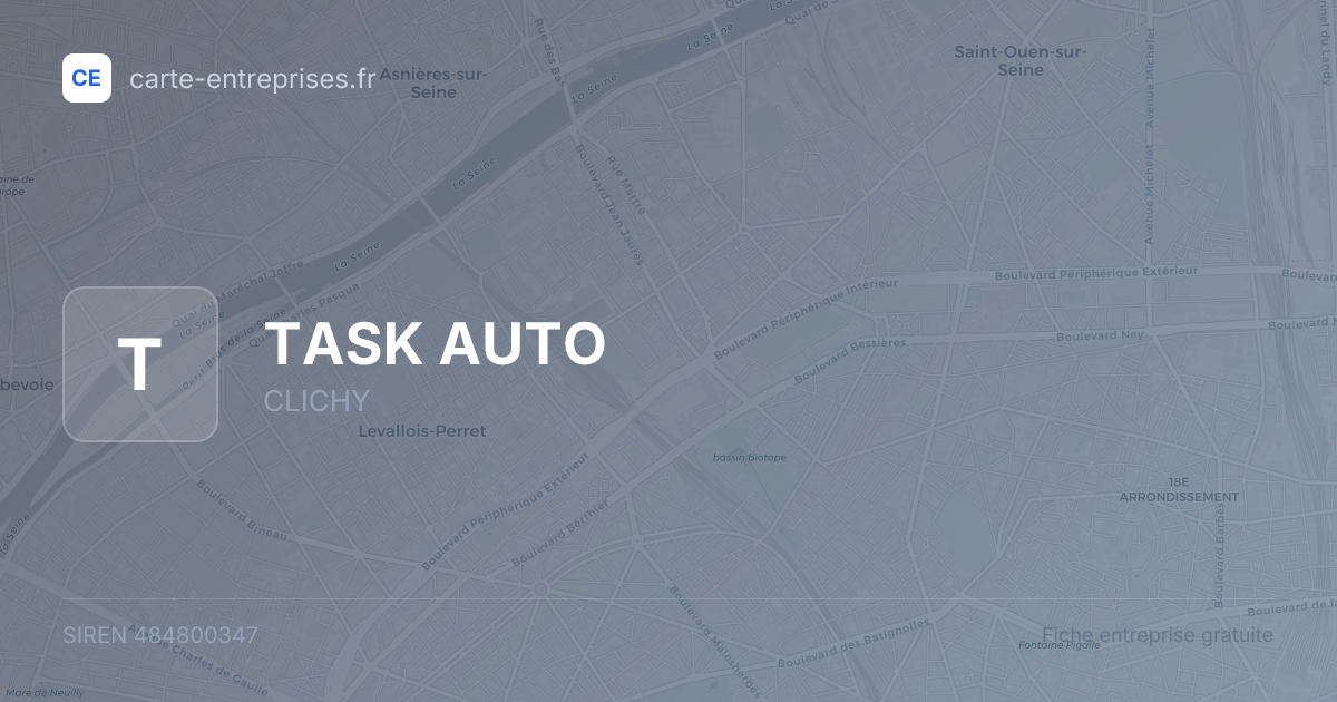 TASK AUTO — 484800347 — fiche entreprise