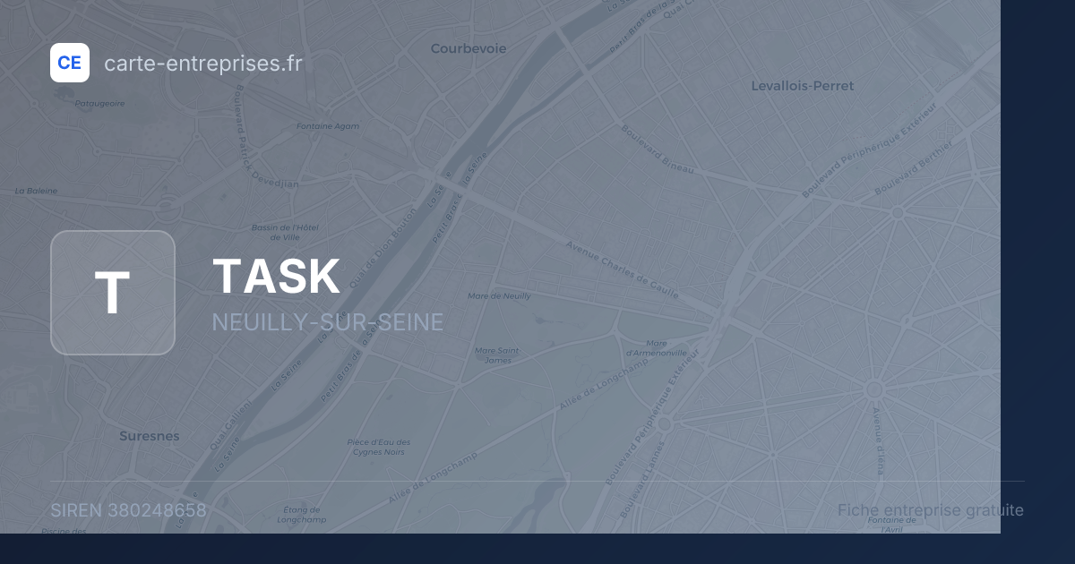 TASK — 380248658 — fiche entreprise