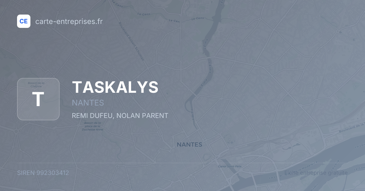 TASKALYS — 992303412 — fiche entreprise