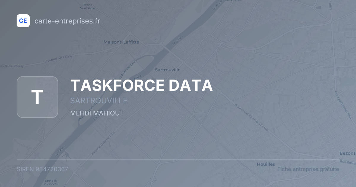 TASKFORCE DATA — 984720367 — fiche entreprise