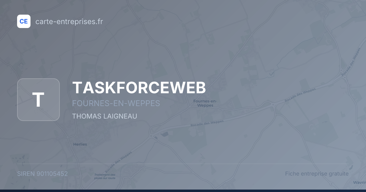 TASKFORCEWEB — 901105452 — fiche entreprise