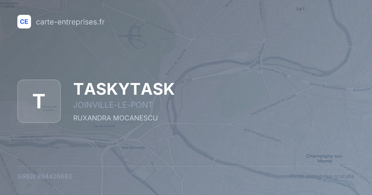 TASKYTASK — 894426683 — fiche entreprise