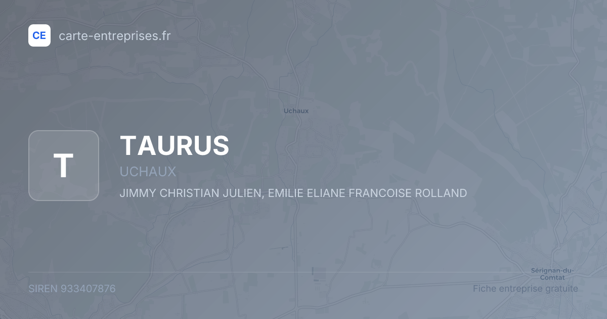TAURUS — 933407876 — fiche entreprise