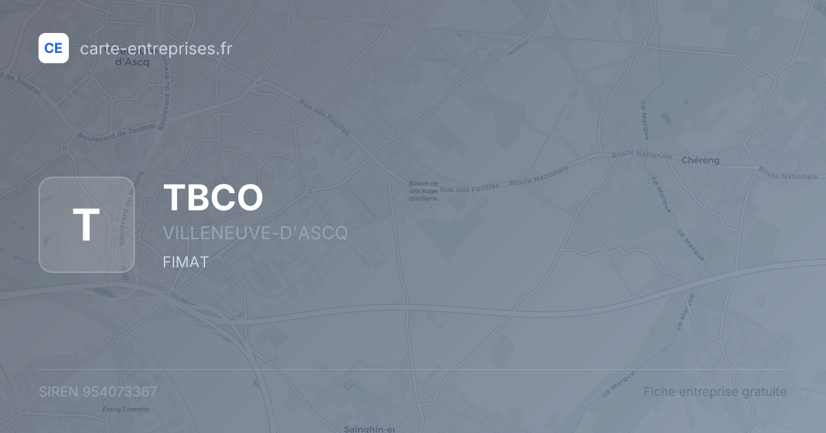 TBCO — 954073367 — fiche entreprise