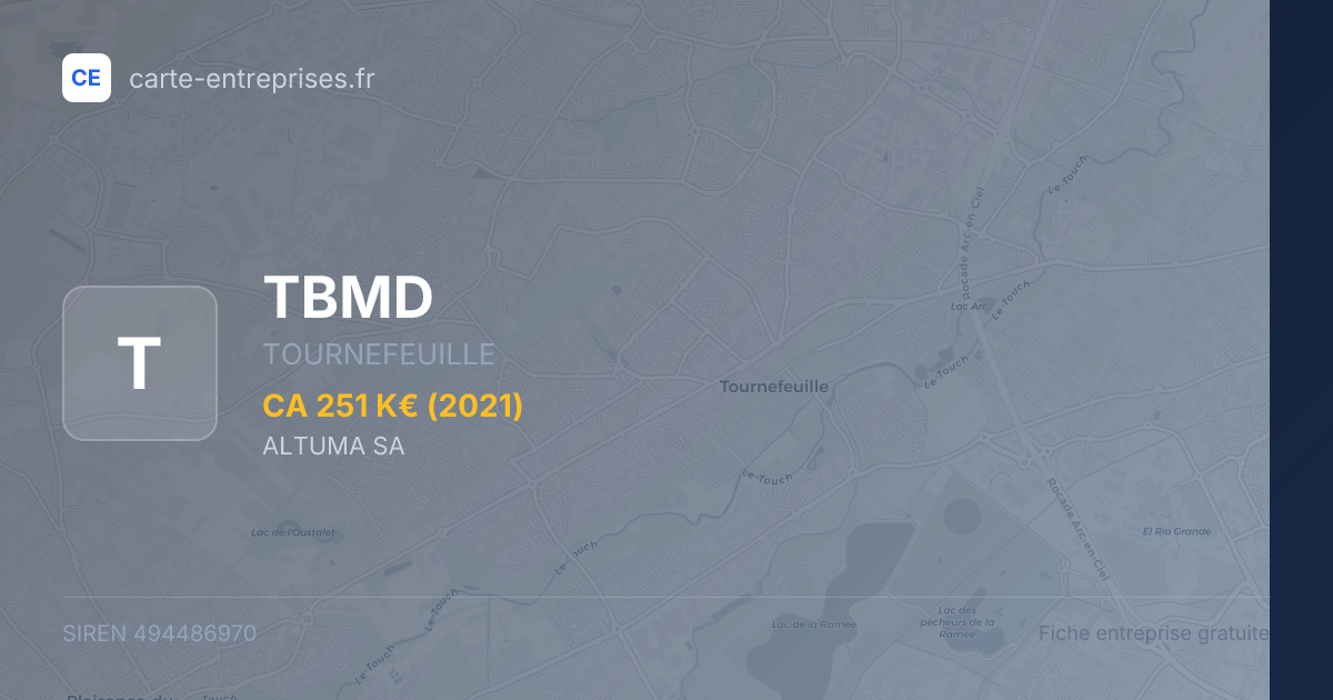 TBMD — 494486970 — fiche entreprise