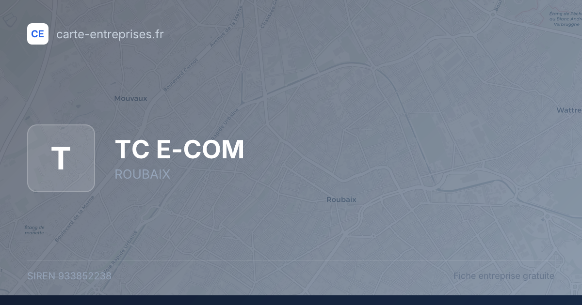 TC E-COM — 933852238 — fiche entreprise
