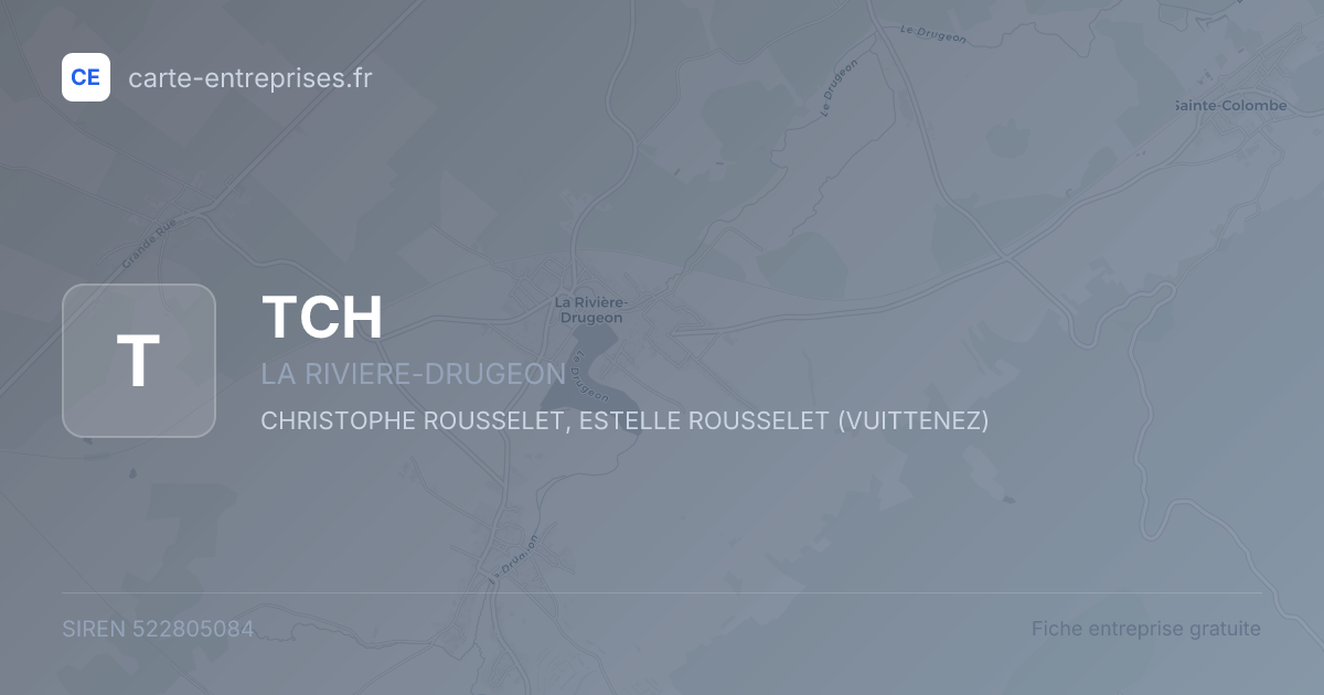 TCH — 522805084 — fiche entreprise