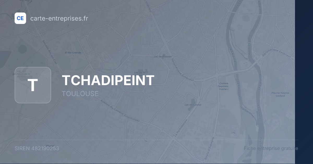 TCHADIPEINT — 482190253 — fiche entreprise