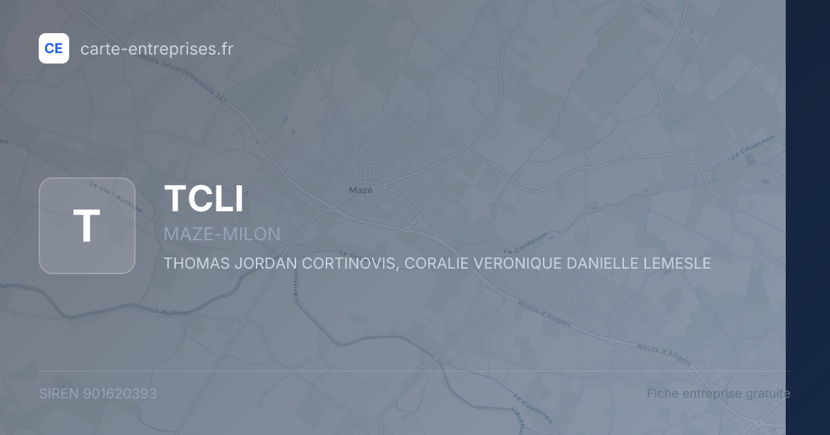 TCLI — 901620393 — fiche entreprise