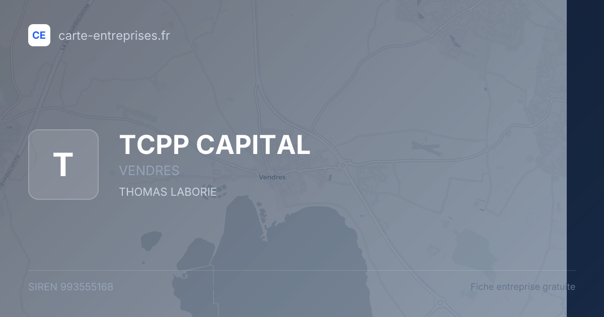 TCPP CAPITAL — 993555168 — fiche entreprise