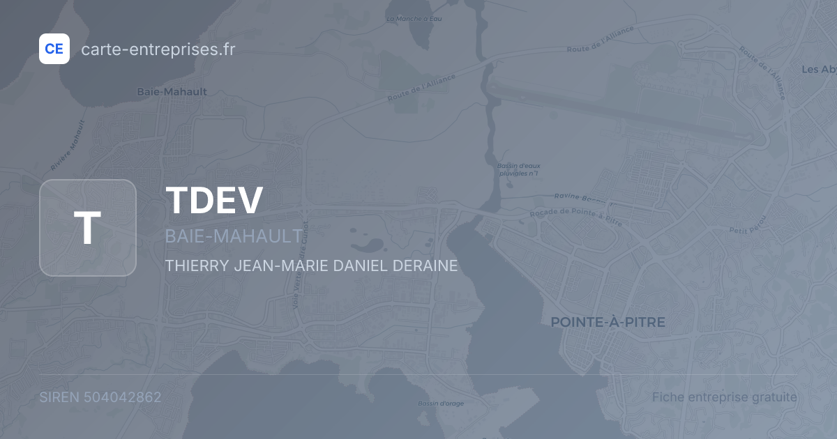 TDEV — 504042862 — fiche entreprise