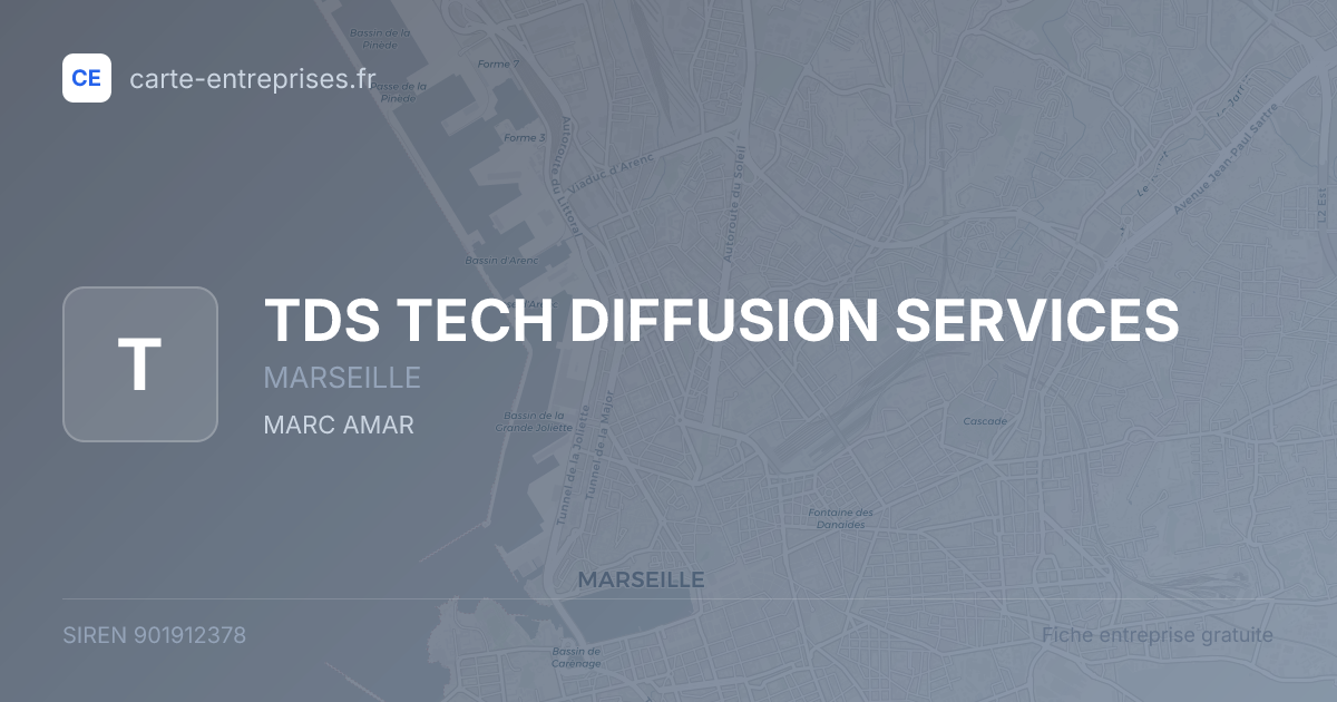 TDS TECH DIFFUSION SERVICES — 901912378 — fiche entreprise