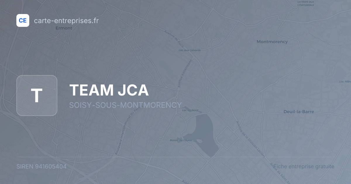 TEAM JCA — 941605404 — fiche entreprise