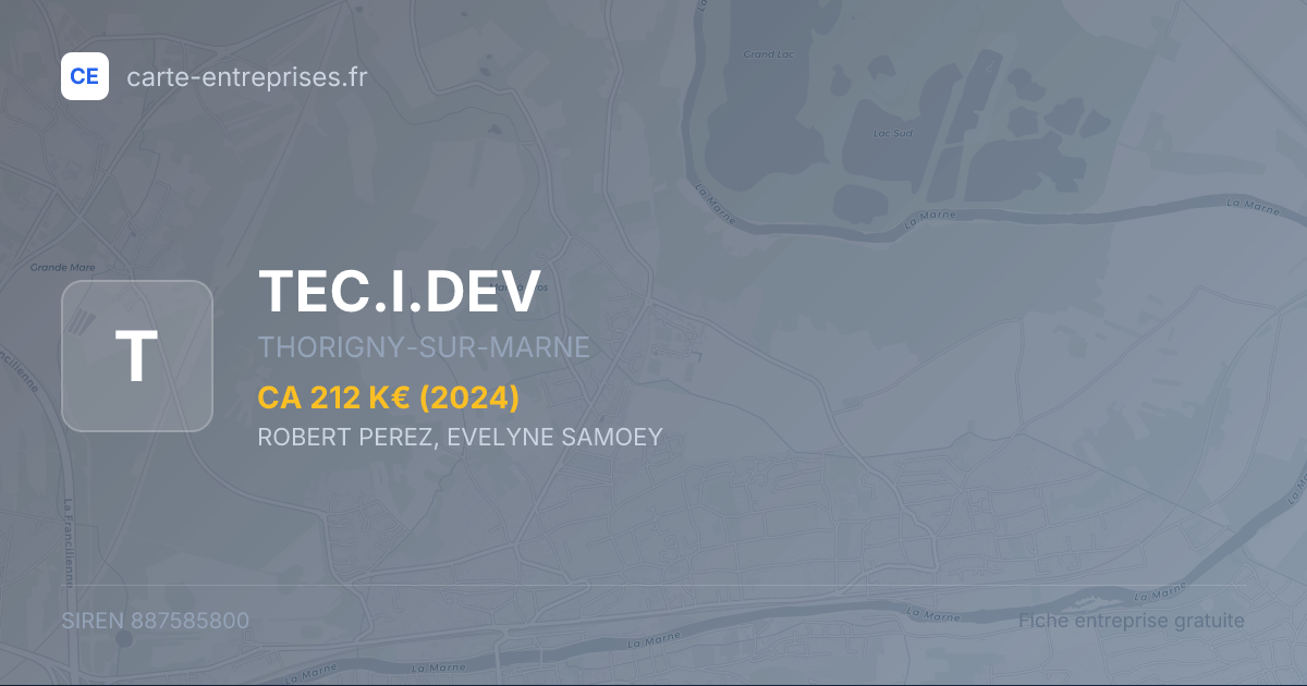 TEC.I.DEV — 887585800 — fiche entreprise