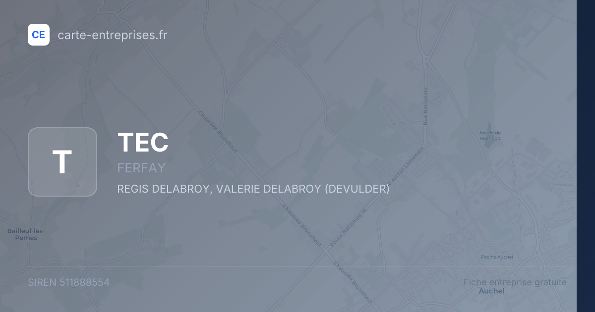 TEC — 511888554 — fiche entreprise