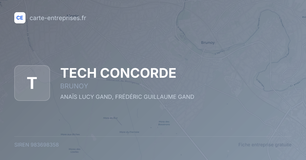 TECH CONCORDE — 983698358 — fiche entreprise