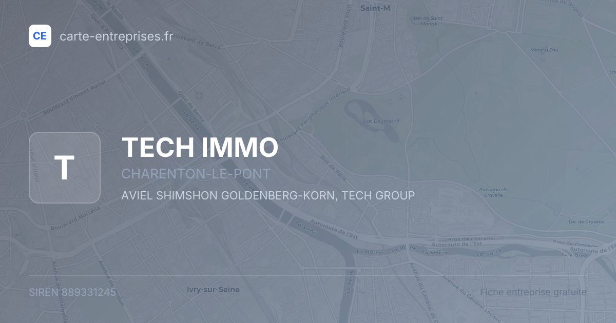 TECH IMMO — 889331245 — fiche entreprise