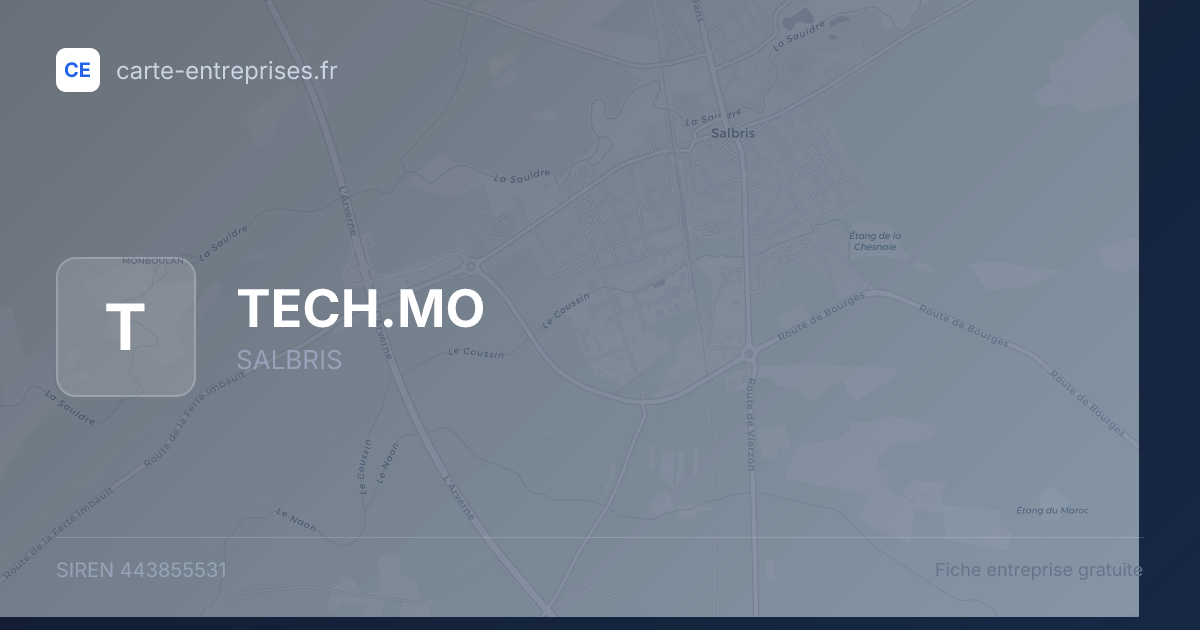 TECH.MO — 443855531 — fiche entreprise