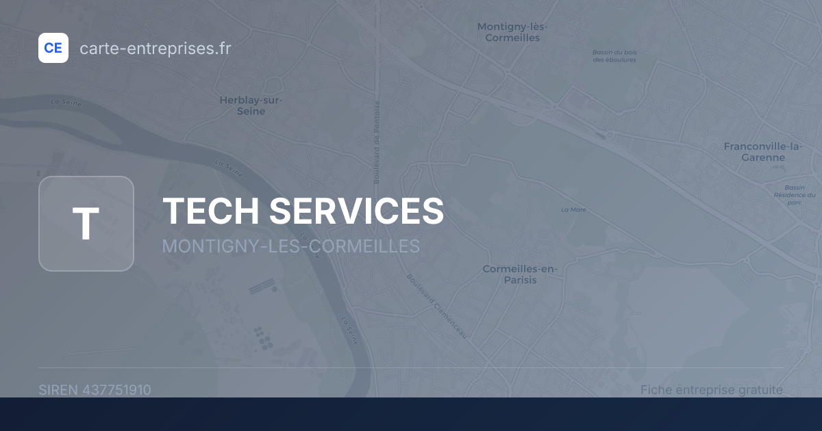 TECH SERVICES — 437751910 — fiche entreprise