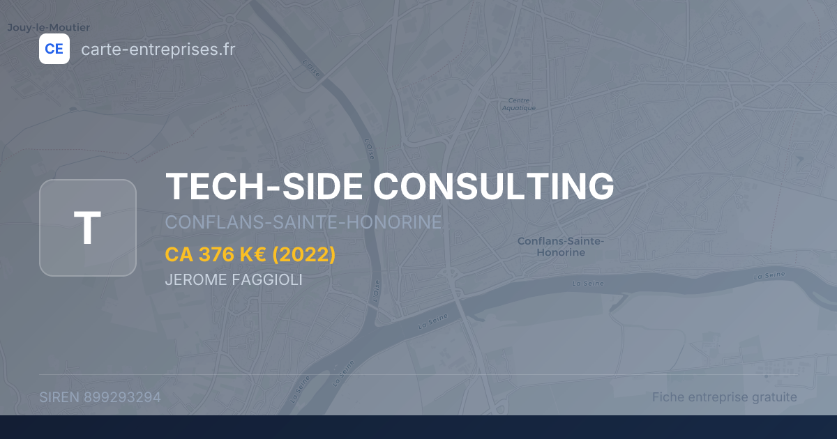 TECH-SIDE CONSULTING — 899293294 — fiche entreprise