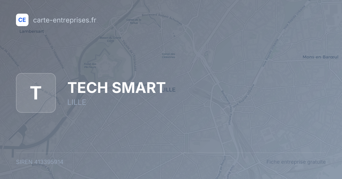 TECH SMART — 413395914 — fiche entreprise