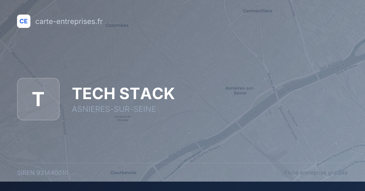 TECH STACK — 931440010 — fiche entreprise