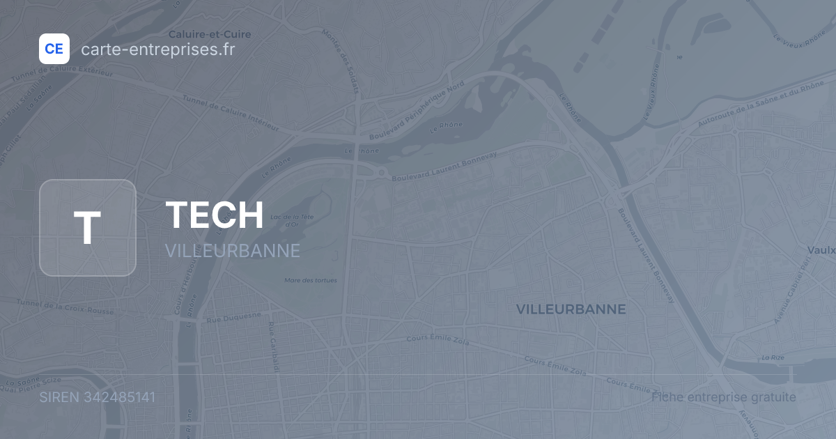 TECH — 342485141 — fiche entreprise