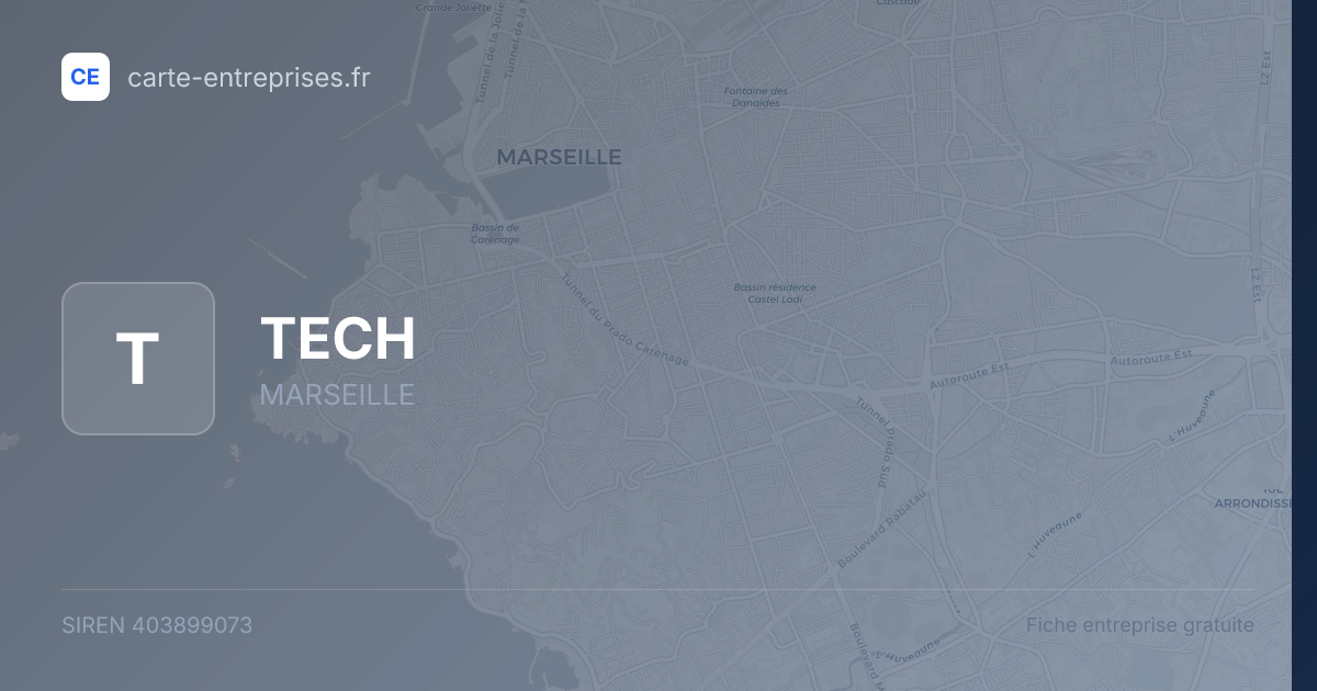 TECH — 403899073 — fiche entreprise