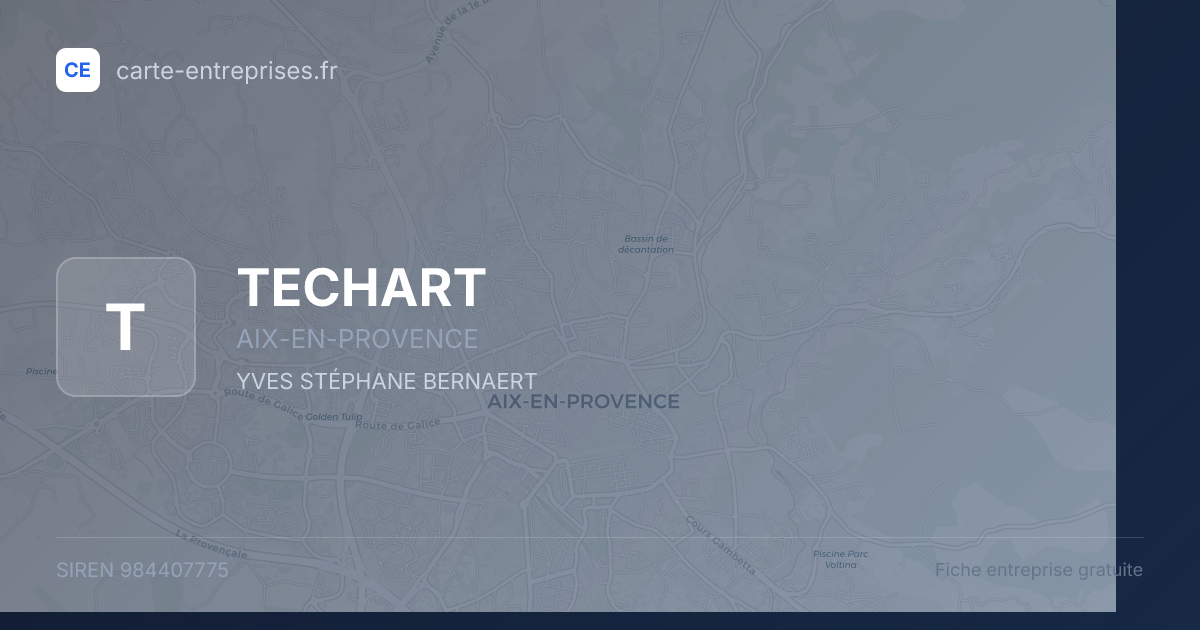 TECHART — 984407775 — fiche entreprise