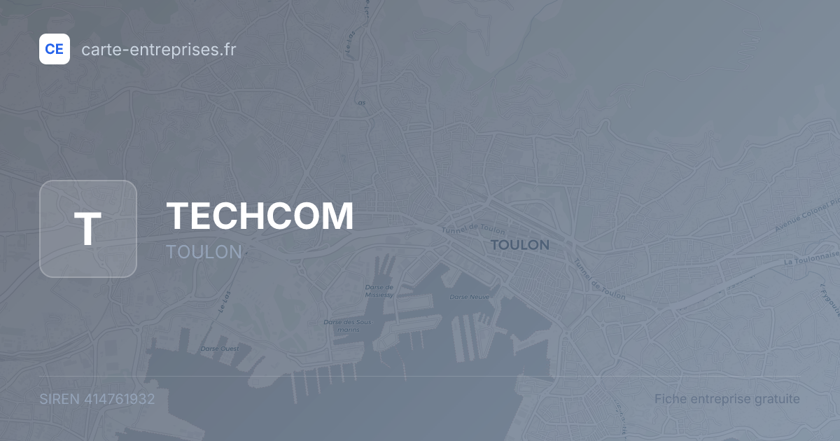 TECHCOM — 414761932 — fiche entreprise