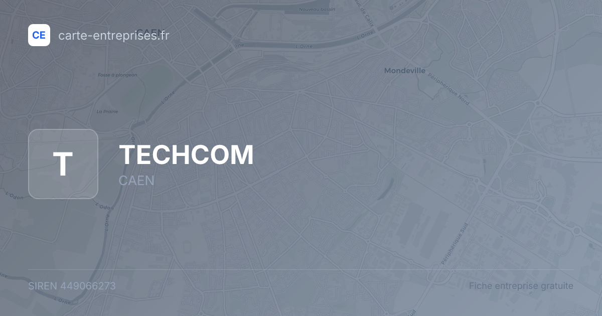 TECHCOM — 449066273 — fiche entreprise
