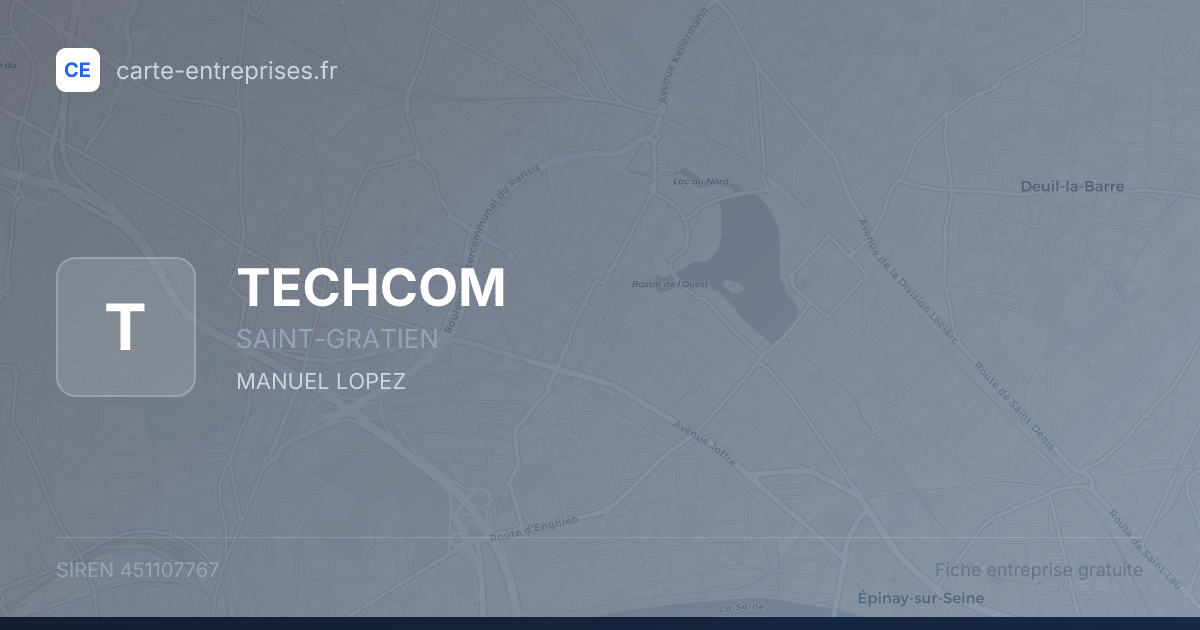 TECHCOM — 451107767 — fiche entreprise