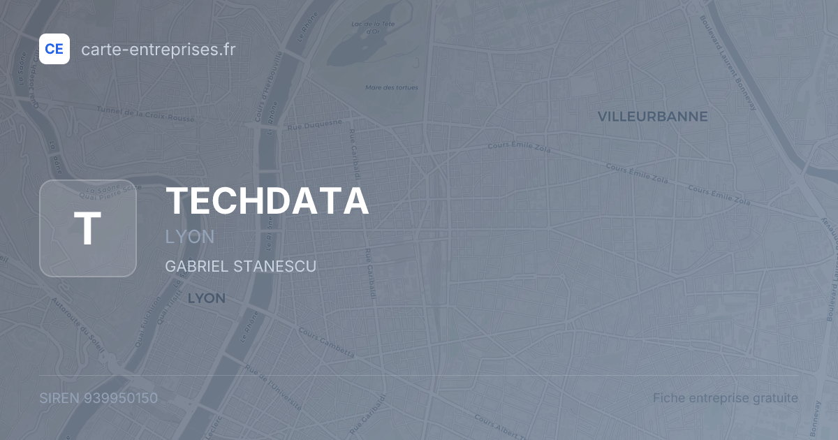 TECHDATA — 939950150 — fiche entreprise