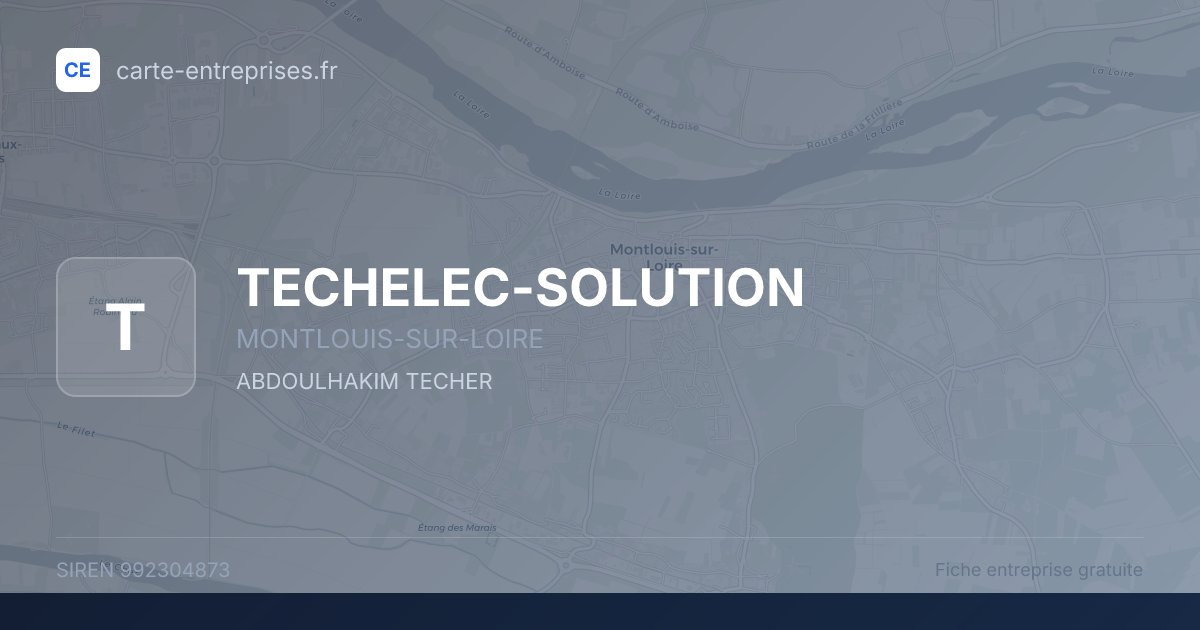 TECHELEC-SOLUTION — 992304873 — fiche entreprise