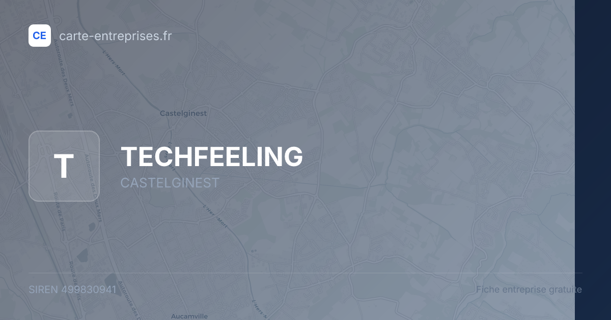 TECHFEELING — 499830941 — fiche entreprise