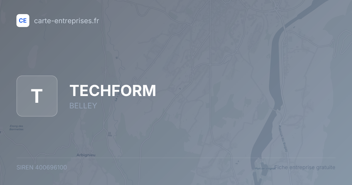 TECHFORM — 400696100 — fiche entreprise