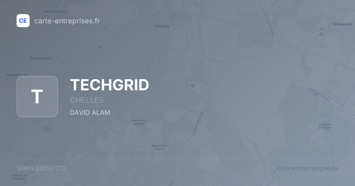 TECHGRID — 520157272 — fiche entreprise