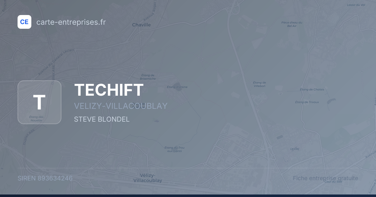 TECHIFT — 893634246 — fiche entreprise
