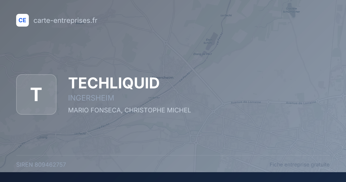 TECHLIQUID — 809462757 — fiche entreprise