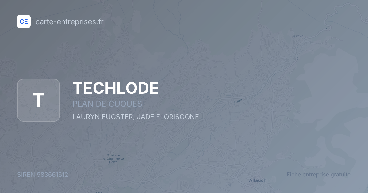 TECHLODE — 983661612 — fiche entreprise