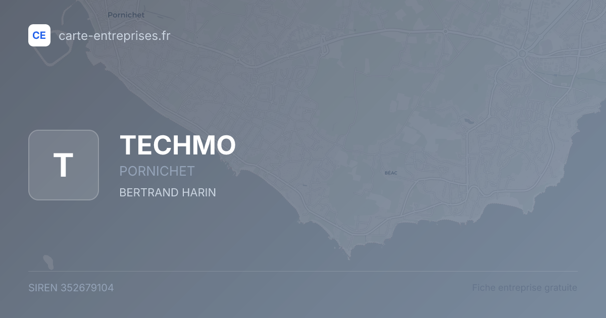 TECHMO — 352679104 — fiche entreprise