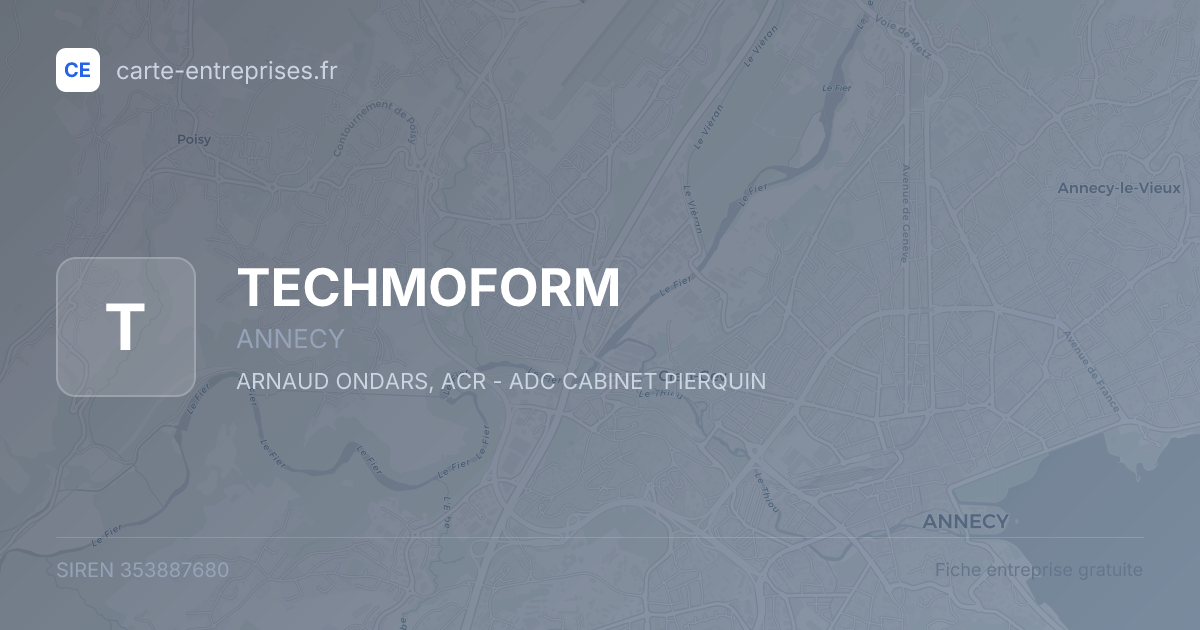 TECHMOFORM — 353887680 — fiche entreprise