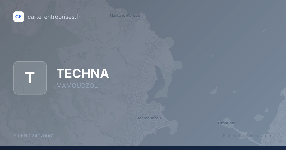 TECHNA — 024070062 — fiche entreprise