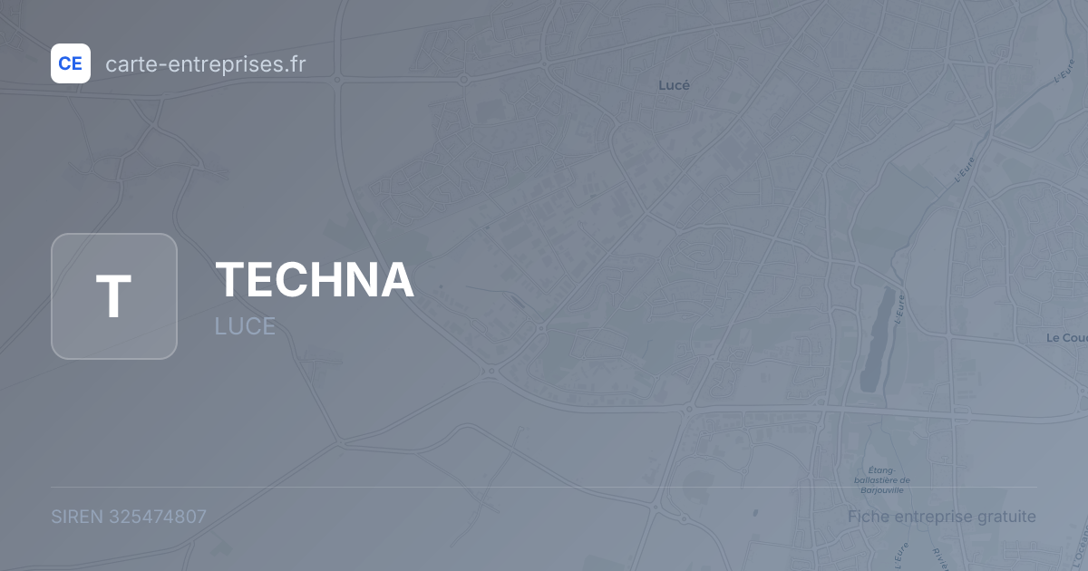 TECHNA — 325474807 — fiche entreprise