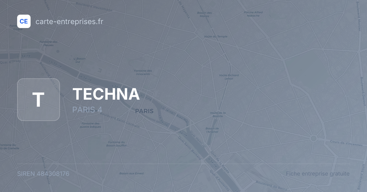TECHNA — 484308176 — fiche entreprise