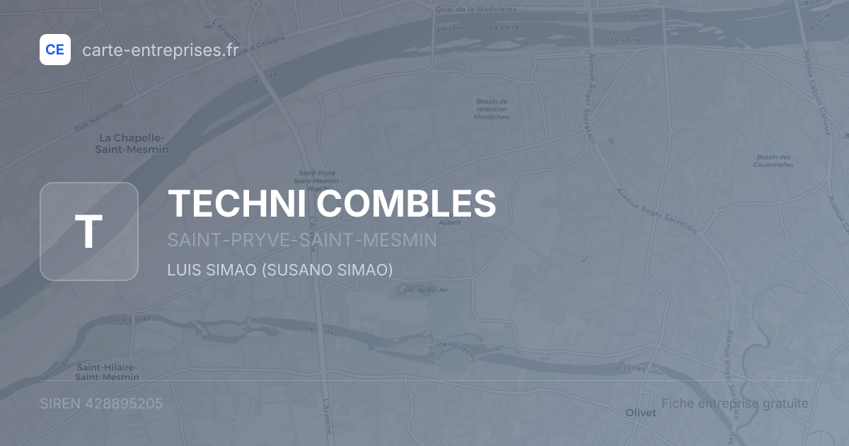 TECHNI COMBLES — 428895205 — fiche entreprise