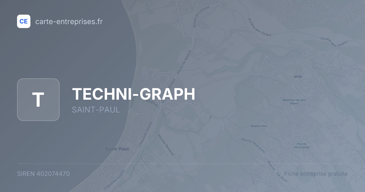 TECHNI-GRAPH — 402074470 — fiche entreprise