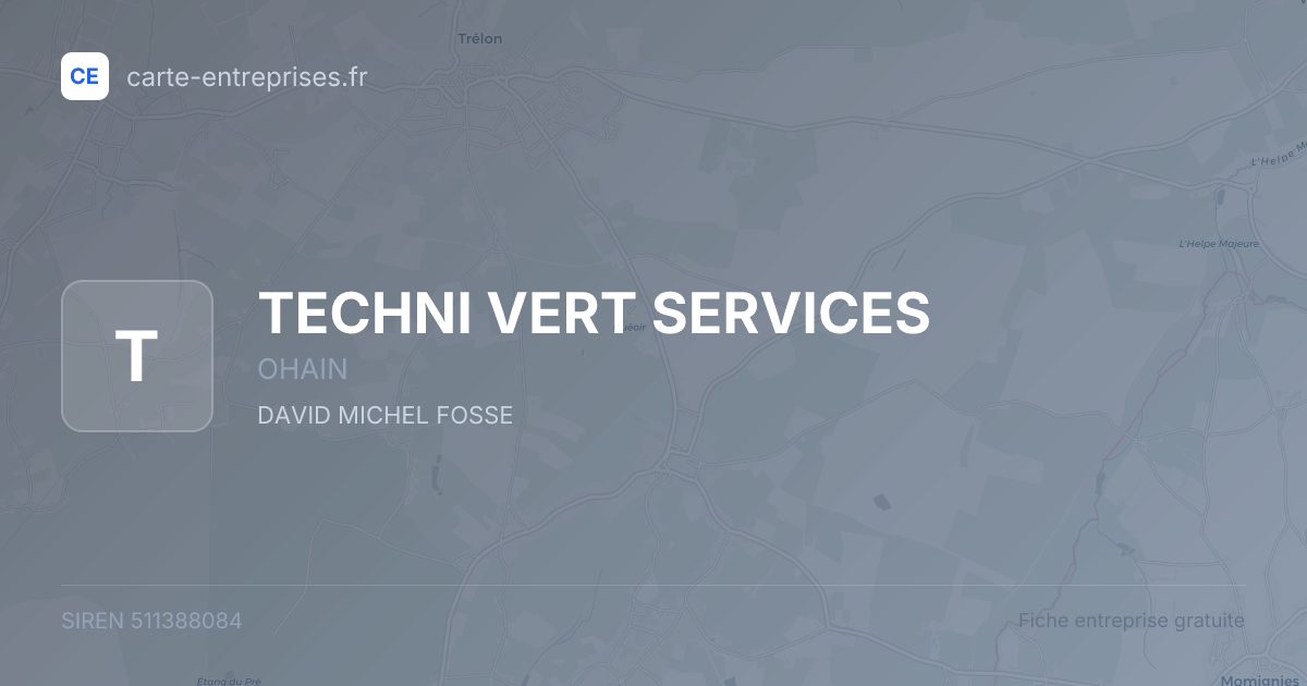TECHNI VERT SERVICES — 511388084 — fiche entreprise