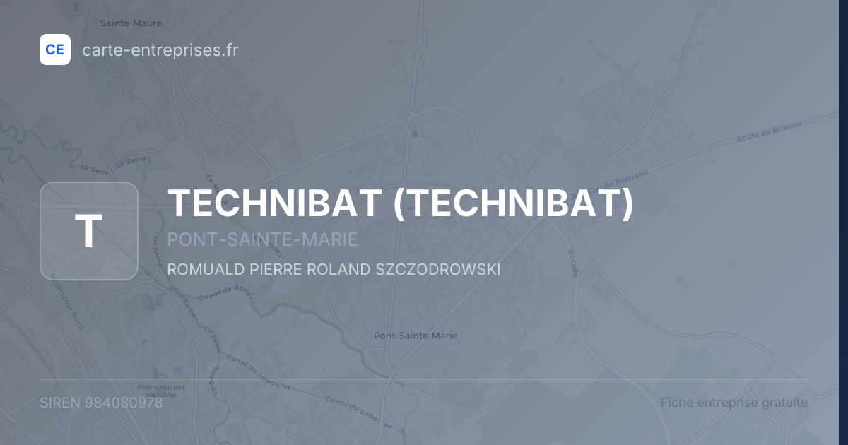 TECHNIBAT — 984080978 — fiche entreprise