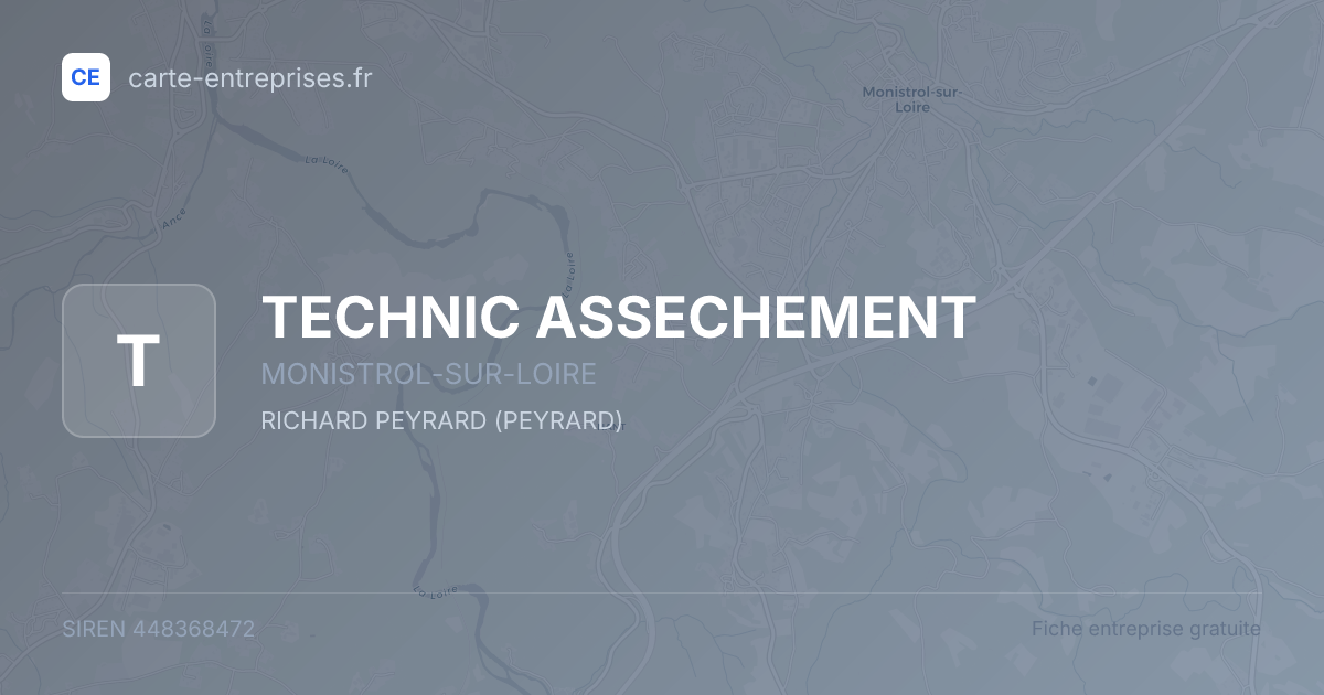 TECHNIC ASSECHEMENT — 448368472 — fiche entreprise